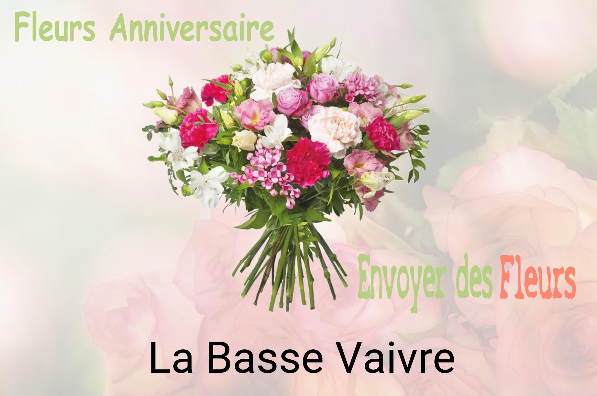 Bouquet de fleurs d’anniversaire livré à La Basse-Vaivre